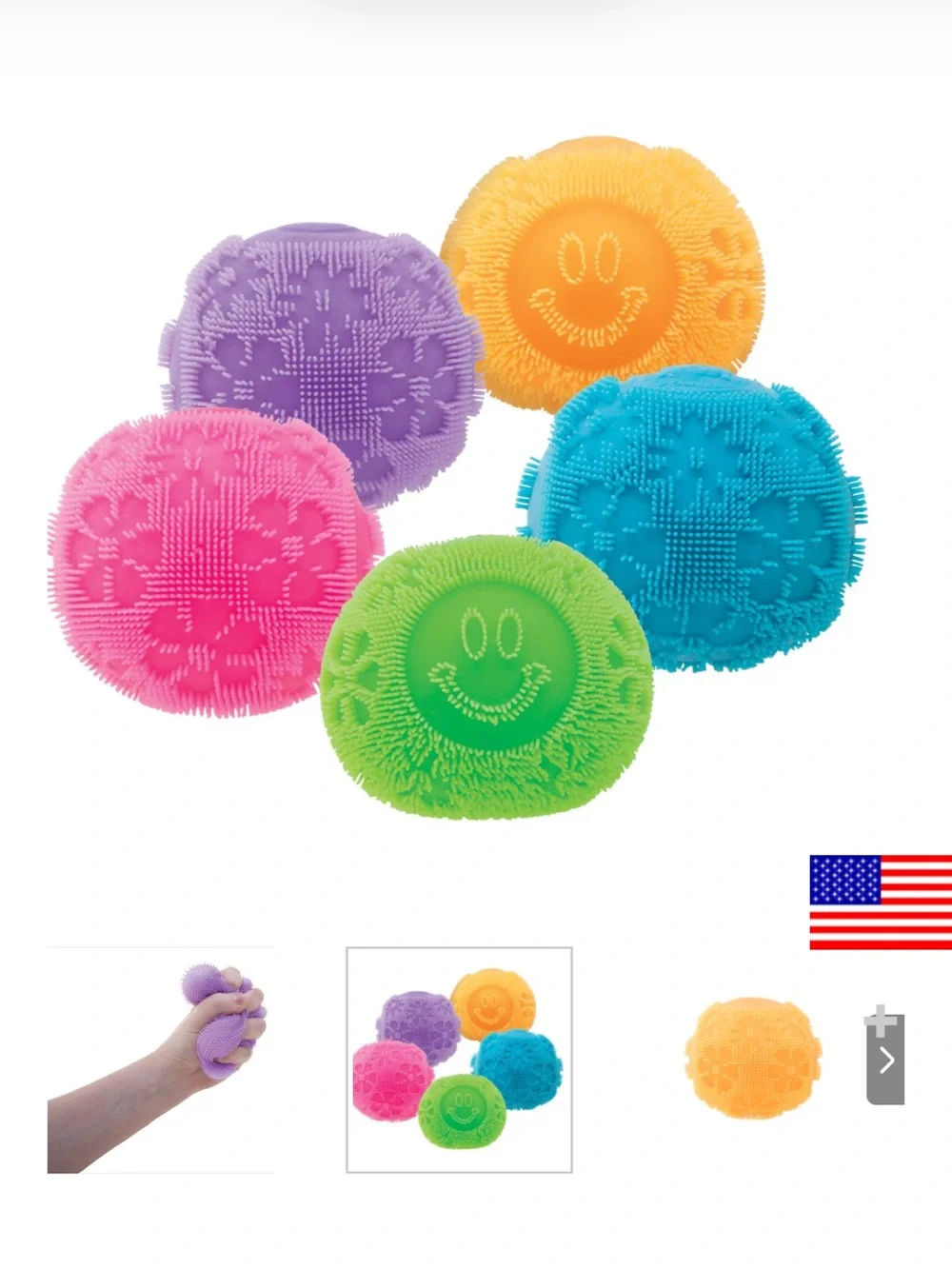 Needoh Fuzz Ball Green
